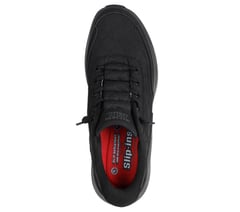 Skechers Slip-ins Work Slip-Resistant: Contour Foam - Cozy Fit — BLACK 2