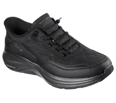 Skechers Slip-ins Work Slip-Resistant: Contour Foam - Cozy Fit — BLACK 4
