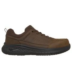 Work Slip-Resistant: Arch Fit Crosser - Vaultor — BROWN 1