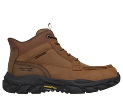 Skechers Slip-ins Work: Santoro - Santoro Safety Toe — BROWN 1