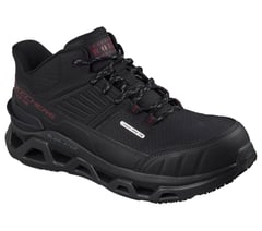 Skechers Slip-ins Work Slip-Resistant: Glide-Step Altus - Ventran — BLACK / RED 4