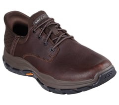 Skechers Slip-ins: Respected - Garville — RED / BROWN 4