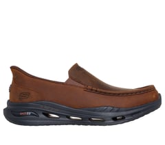 Skechers Slip-ins Relaxed Fit: Arch Fit Orvan - Glide Moc — BROWN 1