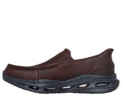 Skechers Slip-ins Relaxed Fit: Arch Fit Orvan - Glide Moc — RED / BROWN 5