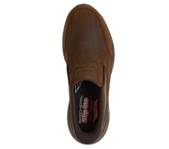 Skechers Slip-ins Relaxed Fit: Arch Fit Crosser - Oak — BROWN 2