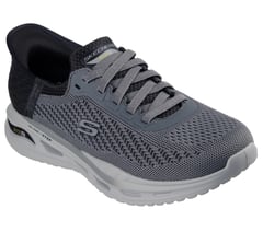 Skechers Slip-ins Relaxed Fit: Arch Fit Orvan - Drex — GRAY / BLACK 4