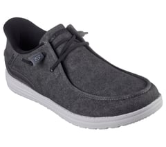 Skechers Slip-ins Relaxed Fit: Melson - Coronado — BLACK / GRAY 4