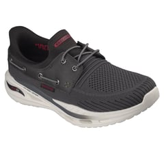 Skechers Slip-ins Relaxed Fit: Arch Fit Orvan - Starport — CHARCOAL/BLACK 4