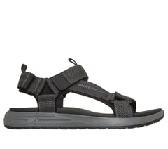 Relaxed Fit: Street Retro Jogger Sandal - Finn — BLACK / GRAY 1