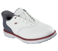 Skechers Slip-ins Waterproof: GO GOLF Prestige — NATURAL / GRAY 4