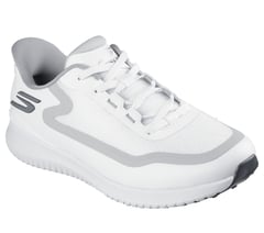 Skechers Slip-ins: GO GOLF Flight — WHITE / GRAY 4