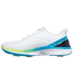 Skechers Slip-ins Golf Waterproof: Blade Tour - Fairway Heritage — WHITE / BLACK / MULTI 5