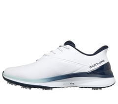 Skechers Slip-ins Golf Waterproof: Blade Tour - Fairway Heritage — WHITE / NAVY 5