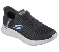 Skechers Slip-ins: GO WALK Flex - Hands Up — BLACK / GRAY 4