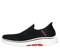Skechers Slip-ins: GO WALK 7 - Easy On 2 — BLACK / WHITE 5