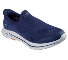 Skechers Slip-ins: GO WALK 8 - Pelayo — NAVY / ORANGE 4