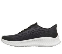 Skechers Slip-ins: GO WALK Now - Urgent — BLACK / WHITE 5