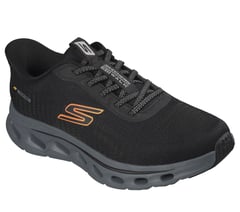Skechers Slip-ins: GO WALK Glide-Step 2.0 - Jab — BLACK / ORANGE 4
