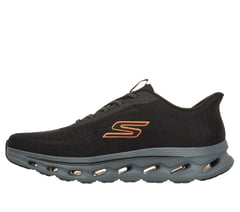 Skechers Slip-ins: GO WALK Glide-Step 2.0 - Jab — BLACK / ORANGE 5