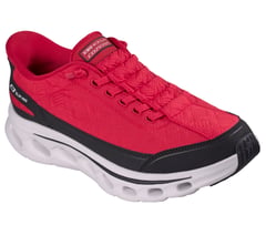 Skechers Slip-ins: GO WALK Glide-Step 2.0 - Cozy Fit Walker — RED / BLACK 4