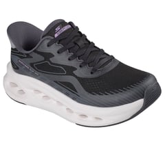 Skechers Slip-ins: Max Cushioning Glide-Step — BLACK / WHITE 4