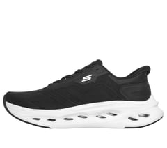 Skechers Slip-ins: Max Cushioning Glide-Step — BLACK / WHITE 5