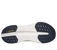 Skechers Slip-ins: Max Cushioning Glide-Step - Sapphire — WHITE / GREEN 3