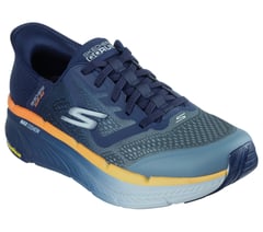 Skechers Slip-ins: Max Cushioning Premier 2.0 — NAVY / ORANGE 4