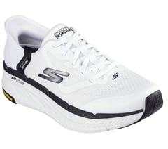 Skechers Slip-ins: Max Cushioning Premier 2.0 — WHITE / BLACK 4