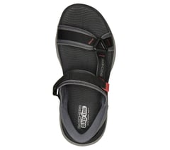 Skechers Slip-ins: GO WALK Glide-Step 2.0 Sandal - Gerry — GRAY / RED 2