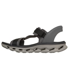 Skechers Slip-ins: GO WALK Glide-Step 2.0 Sandal - Gerry — GRAY / RED 5