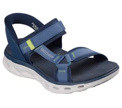 Skechers Slip-ins: GO WALK Glide-Step 2.0 Sandal - Gerry — NAVY / LIME 4