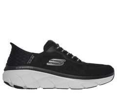 Skechers Slip-ins RF: D'Lux Walker 2.0 - Rezinate — BLACK / GRAY 1