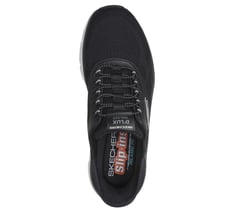 Skechers Slip-ins RF: D'Lux Walker 2.0 - Rezinate — BLACK / GRAY 2