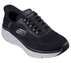 Skechers Slip-ins RF: D'Lux Walker 2.0 - Rezinate — BLACK / GRAY 4