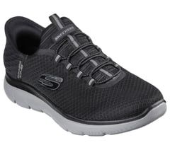 Skechers Slip-ins: Summits - High Range — BLACK / CHARCOAL 4