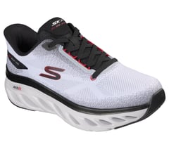 Skechers Slip-ins: Arch Fit Glide-Step - Hirusher — WHITE / BLACK / RED 4