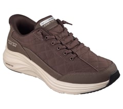Skechers Slip-ins: Contour Foam - Cozy Fit — BROWN 4