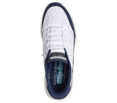Skechers Slip-ins: Contour Foam - Cozy Fit — WHITE / NAVY 2