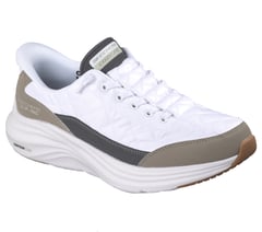 Skechers Slip-ins: Contour Foam - Cozy Fit — WHITE / TAUPE 4