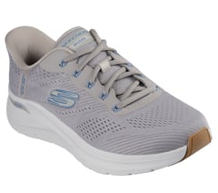 Skechers Slip-ins: Arch Fit 2.0 - Lestur — TAUPE / BLUE 4