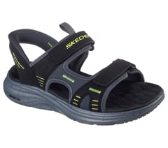 Skechers Slip-ins: Vapor Foam Sandal - Korro — BLACK / LIME 4