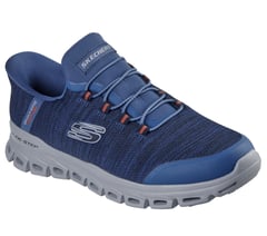 Skechers Slip-ins: Glide-Step - Zefyr — NAVY / ORANGE 2