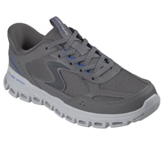 Skechers Slip-ins: Glide-Step - Walston — GRAY / BLUE 4