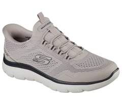 Skechers Slip-ins: Summits - Top Rate — TAUPE / BLACK 4