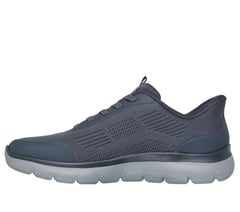 Skechers Slip-ins: Summits - Leyter — CHARCOAL / ORANGE 5