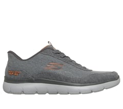 Skechers Slip-ins: Summits - Strux — CHARCOAL / ORANGE 1