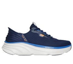 Skechers Slip-ins Relaxed Fit: D'Lux Vapor — NAVY / ORANGE 1