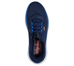 Skechers Slip-ins Relaxed Fit: D'Lux Vapor — NAVY / ORANGE 2