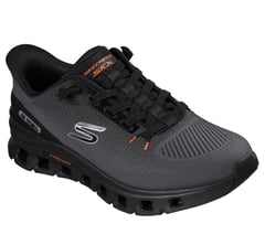 Skechers Slip-ins: Arch Fit Glide-Step Pro — CHARCOAL / ORANGE 4